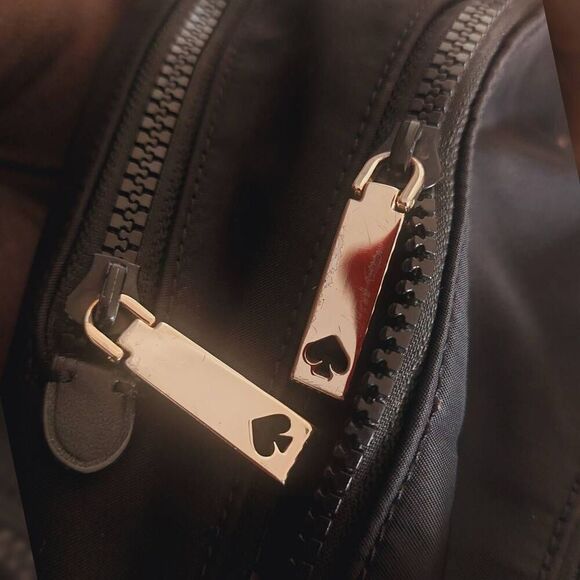 KATE SPADE Karissa Nylon Medium Backpack Black Classic Logo #wkru6586 - Picture 8 of 9